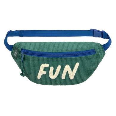 LÄSSIG Mini Bauchtasche Cord Little Gang - Fun, Grün von LÄSSIG