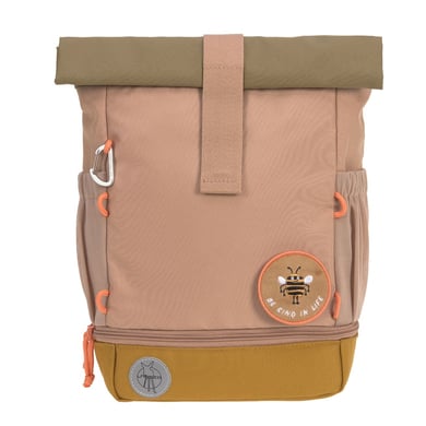 LÄSSIG Mini Rolltop Backpack, Nature hazelnut von LÄSSIG