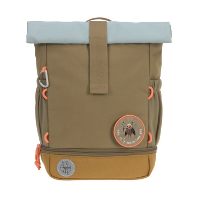LÄSSIG Mini Rolltop Backpack, Nature olive von LÄSSIG