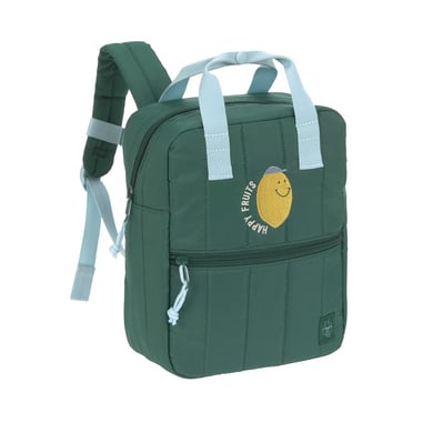 LÄSSIG Mini Square Backpack Little Gang Lemon dark green von LÄSSIG