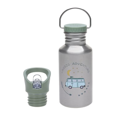 LÄSSIG Trinkflasche aus Edelstahl, Adventure Bus 500 ml von LÄSSIG