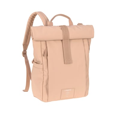 LÄSSIG Wickelrucksack Rolltop Up Backpack peach rose von LÄSSIG