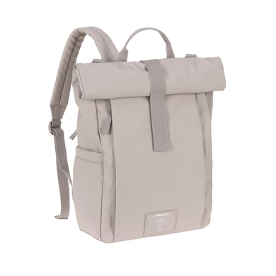 LÄSSIG Wickelrucksack Rolltop Up Backpack taupe von LÄSSIG