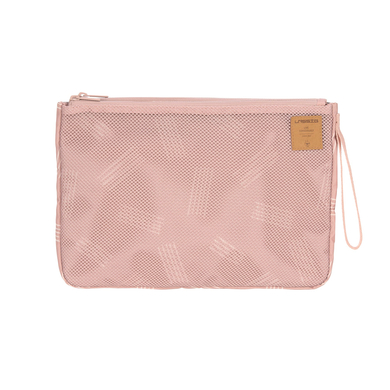 LÄSSIG Windeltasche Casual Changing Organizer Soft Stripes rose von LÄSSIG