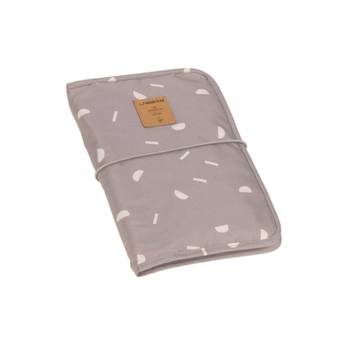 LÄSSIG Windeltasche Casual Changing Pouch Blocks taupe von LÄSSIG