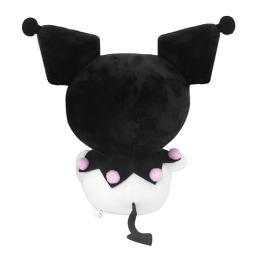 LAKIND Schwarz Plüsch Stofftier,Puppe Plüschpuppe,23cm Kawaii Plüschfigur,Kuscheltier,Cartoon Plüschtier für Spielzeug Geschenk für Kinder Mädchen Jungen von LAKIND