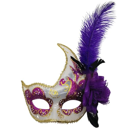 LALABTCD Masken KostüM,Gesichtsmaske Frauen Vintage-Halloween-KostüM Augenmaske Maskerade Maske Halloween KostüM Herren für Halloween Karneval Abendkleid Tanz Ball Party von LALABTCD