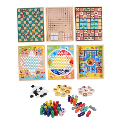 1 Set Multifunktionales Schachspielzeug Tischläufer Kinderspielzeug Turnierschach Interaktives Schachspielzeug Tragbares Reiseschachspiel Kognitives Spielzeug LALADEFIEE von LALADEFIEE