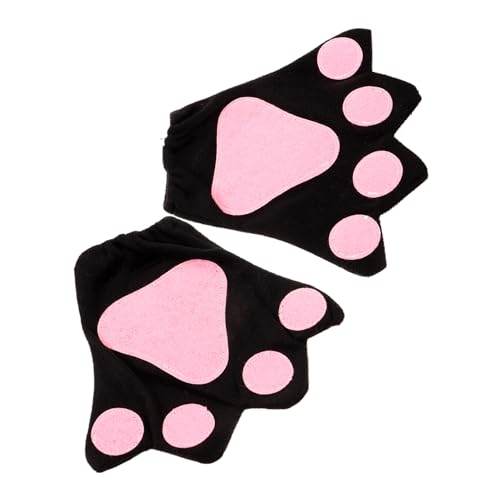 LALADEFIEE 1 Paar Performance Handschuhe Tiere Palmenhandschuhe Bezaubernde Tierpfotenhandschuhe Pfotenhandschuhe Geschmeidige Pfotenhandschuhe Party Cosplay Handschuhe von LALADEFIEE