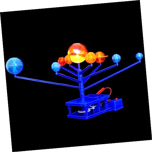 LALADEFIEE 1 Satz Acht-Planeten-Experiment Planetenmodell Motorisiertes Sonnensystemmodell Astronomie-lerntool Sonne-Erde-mond-Modell Solar- Lernspielzeug Kinderspielzeug Planetarium Plastik von LALADEFIEE