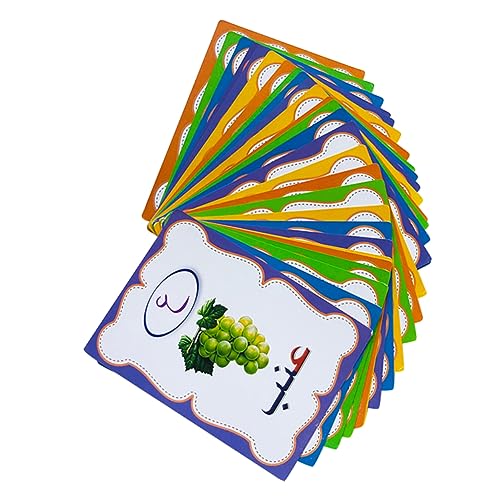 LALADEFIEE Pädagogische Kleinkinder Alphabet Flash Cards Lernspielzeug für Jungen und Mädchen Sensorische Karten von LALADEFIEE