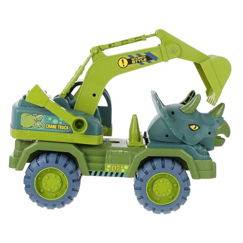 LALADEFIEE 1 Satz Dinosaurier Rückziehauto Transportauto Spielzeug Mini Rückziehautos Dinosaurier Modellspielzeug Laufauto Spielzeug Technikfahrzeuge Spielzeugbaggerauto Spielzeug LKW von LALADEFIEE