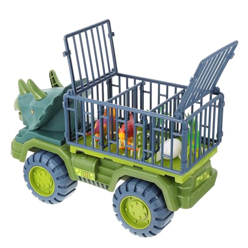 LALADEFIEE 1 Satz Dinosaurier Ziehen Auto Zurück Pull-Back-Dinosaurier Dinosaurier Trägheitsauto Spielzeug Dinosaurier-Spielzeug Trägheitsspielzeugauto Dinosaurier Auto Plastik Green von LALADEFIEE