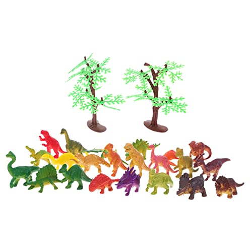 LALADEFIEE 1 Satz Dinosaurier-modellspielzeug Figur Mini-tierspielzeug Skulptur Mini Miniatur-Dinosaurier Mini-Dinosaurier-Modell Lernspielzeug Kinderspielzeug Statue Für Kinder Plastik von LALADEFIEE