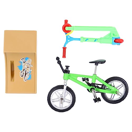 LALADEFIEE 1 Satz Fingerrad Mikro Scooter Sportroller Kidcraft-Spielset Minirampe Spielzeug für Kinder kinderspielzeug Fingerspitzen-Bewegungsspielzeug Fingersportspielzeug Aluminiumlegierung von LALADEFIEE