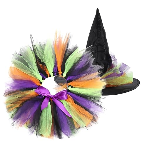 LALADEFIEE 1 Satz Halloween- -Kinderrockanzug Party-Halloween-Kleidung dekoratives Halloween-Kostüm halloween costume halloween kleidung bequeme Hexenkleidung Halloween-Versorgung von LALADEFIEE