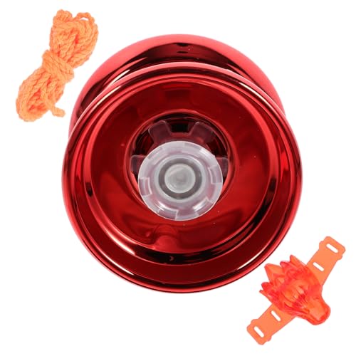 LALADEFIEE 1 Satz Jo-Jo catchring plastikenten b Toys Yoyo Kugel Yoyo für Spaß kleine Jojos Nicht reagierender Yoyo-Profi Lernspielzeug Yo-Yos für Anfänger Fingerball Schaft Kunststoff rot von LALADEFIEE