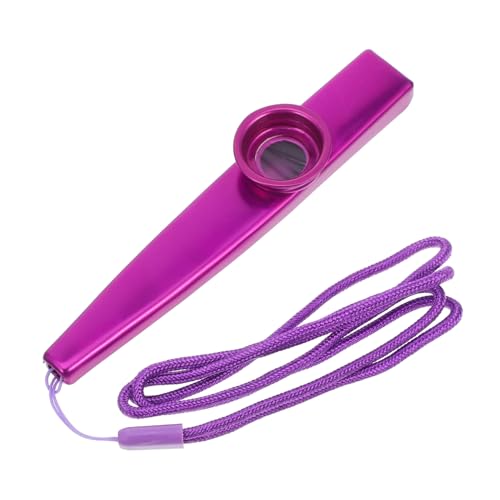 LALADEFIEE 1 Satz Kazoo-set Kazoos Mit Lanyards Leistungs-kazoo Kazoo Für Kinder Kazoo Für Anfänger Kazoo-musikinstrument Kazoos Für Anfänger Elektrischer Kazoo Kinder-kazoo Violett Nylon von LALADEFIEE