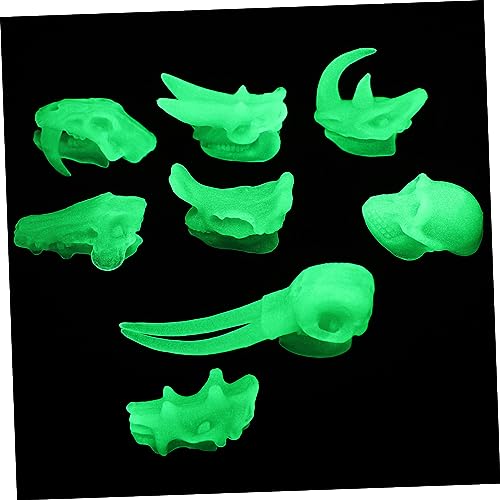 LALADEFIEE 1 Satz Knochenformen Von Dinosauriern Kinderspielzeug Dinosaurier-knochenmodell Für Kinder Dinosaurier-knochenmodelle Kinder Dinosaurier Schädel Glow-in-Dark-dinosaurierknochen PVC von LALADEFIEE