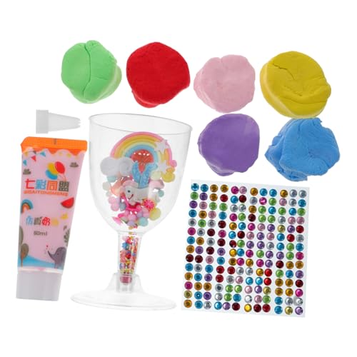 LALADEFIEE 1 Satz Kreative Handarbeit DIY bausatz DIY Kits bastelmaterial für Kinder handwerken für Kinder Toys Werkzeuge zur Tonherstellung DIY-Bastelsets aus Ton DIY-Material Plastik von LALADEFIEE