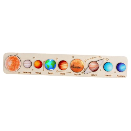 LALADEFIEE 1satz Puzzle Solar System Planeten Holzspielzeug Für Junge Mädchen Raumwahrnehmung Und Kognitiven Fähigkeiten Geeignet Für Jungen Und Mädchen Ab Jahren LALADEFIEE 1satz Puzzle Solar System Planeten Holzspielzeug Für Junge Mädchen Raumwahrnehmung Und Kognitiven Fähigkeiten Geeignet Für Jungen Und Mädchen Ab Jahren von LALADEFIEE