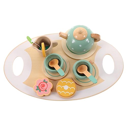 LALADEFIEE 1 Set Kinder Teeset Aus Pädagogisches Teeservice Für Kleinkinder Spielzeug Für ädchen Und Jungen Ideal Für Spielküche Und Rollenspiele 12 Teiliges Set von LALADEFIEE