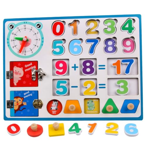 LALADEFIEE 1 Set Kleinkind Beschäftigt Brett Mit Addition Und Subtraktion Intelligenz Entwicklung Spielzeug Für Kinder Lernspielzeug Zur Von Mathematischen Fähigkeiten Und von LALADEFIEE