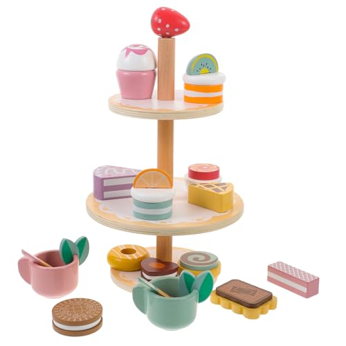 LALADEFIEE 1 Set Spielkuchen Für Kinder Interaktives Cupcake Spielzeug Simulationskuchen Set Rollenspiel Kreatives Spielzeug Für Mädchen & Jungen Ab 3 Jahren von LALADEFIEE