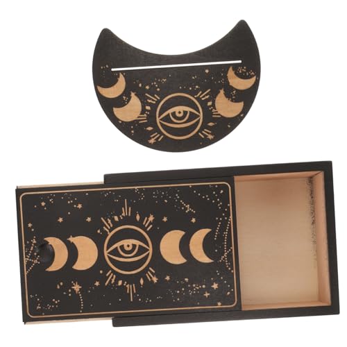 LALADEFIEE 1 Set Tarotkarten Box Tarotkartenhalter Halterung Für Tarotkarten Aufbewahrungsbehälter Tarotkarten Behälter Tarotkartenetui Und Halter Tarotkartenetui Und Ständer Aus von LALADEFIEE