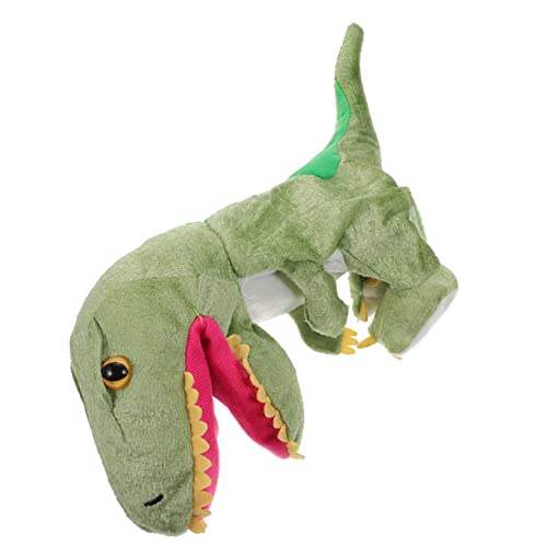 LALADEFIEE 1 Stück Dinosaurier Handpuppe Aus üsch Simuliertes Dinosaurier Spielzeugtier Für Kinder Ideal Für Fantasievolles Spielen Und Rollenspiele von LALADEFIEE