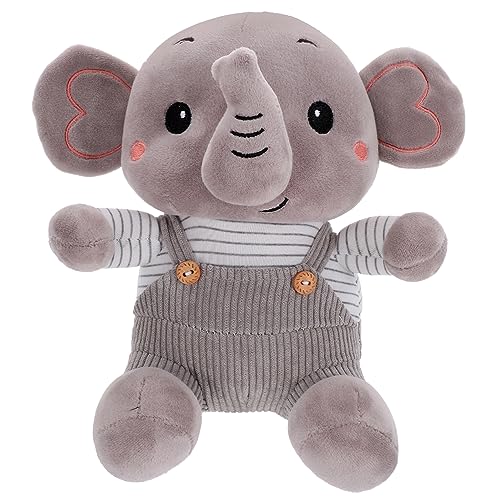 LALADEFIEE 1 Stück Elefant üschtier Für Kinder Weiches Kuscheltier Mit Beruhigender Funktion Ideal Spielzeug Für Babys Und Kleinkinder Zufällige Farbe von LALADEFIEE