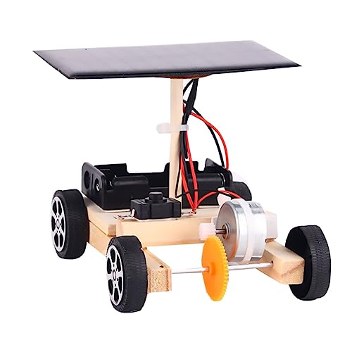 LALADEFIEE 1 Stück Handgemachtes Solar Elektroauto Solar Spielzeug Set Für Kinder Kinder Kinder Kinder Elektronik Set Für Kinder Technisches Auto Für Kinder DIY Solarstrom Set Bunt von LALADEFIEE