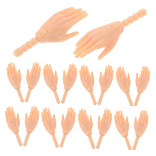 LALADEFIEE 10paare Pärchen Puppenhände Gelenkte Doll Hand-ersatzteile Hände Für Puppenherstellung Zubehör Für Bjd Puppen Detailgetreue Gestaltung Weiche Kunststoffmaterialien LALADEFIEE 10paare Pärchen Puppenhände Gelenkte Doll Hand-ersatzteile Hände Für Puppenherstellung Zubehör Für Bjd Puppen Detailgetreue Gestaltung Weiche Kunststoffmaterialien von LALADEFIEE