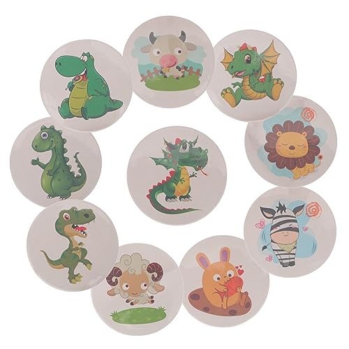 LALADEFIEE 10 Stücke Jungen und Mädchen Töpfchen-trainingsaufkleber Pee Stickerw für Toilettentraining Cartoon Tier Wickelaufkleber Set von LALADEFIEE