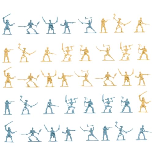 LALADEFIEE 100stücke Piratensoldatenfiguren Mini Menschen Modelle Sandtabelle Miniatur Piratensoldatenmodelle LALADEFIEE 100stücke Piratensoldatenfiguren Mini Menschen Modelle Sandtabelle Miniatur Piratensoldatenmodelle von LALADEFIEE