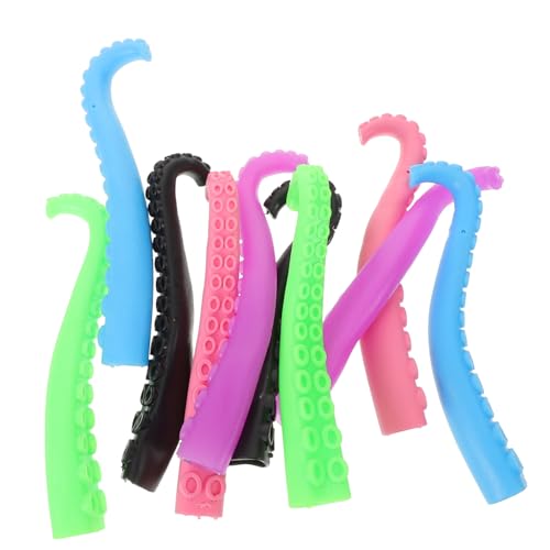 LALADEFIEE 10stücke Teiliges Set Fingerpuppen Spielzeug Kreative Octopus-fingertip Puppen Farbenfrohe Mitgebsel Für Junge Mädchen Party-Accessoire Und Stressabbau-Spielzeug LALADEFIEE 10stücke Teiliges Set Fingerpuppen Spielzeug Kreative Octopus-fingertip Puppen Farbenfrohe Mitgebsel Für Junge Mädchen Party-Accessoire Und Stressabbau-Spielzeug von LALADEFIEE