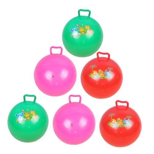 LALADEFIEE 12 STK den Ball klopfen kinderspiele Kinder Spiele Child Play العاب الاطفال Stringy Balls Kid Toys Kinder springen Spielbälle aus Vinyl Spielzeug aufblasbare Bälle Hüpfball Plastik von LALADEFIEE