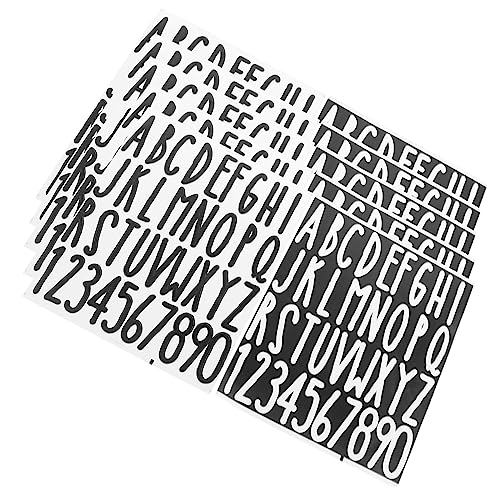 LALADEFIEE 12pcs Alphabet Aufkleber Brief Aufkleber Aufkleber Decals für Sammelalbum von LALADEFIEE