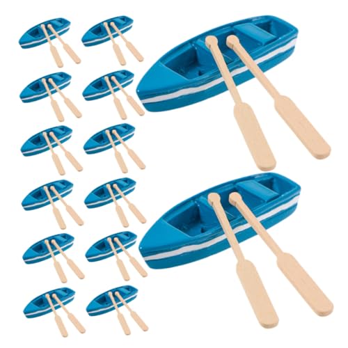 LALADEFIEE 16Er Set Ruderboot Harz Bürodekorationsmodelle Kanu Tischplatte Mikro Miniaturmodell DIY Marinedekor Winzige Paddel Kleine Landschafts Strandornamente Heimfischen Moos LALADEFIEE 16Er Set Ruderboot Harz Bürodekorationsmodelle Kanu Tischplatte Mikro Miniaturmodell DIY Marinedekor Winzige Paddel Kleine Landschafts Strandornamente Heimfischen Moos von LALADEFIEE