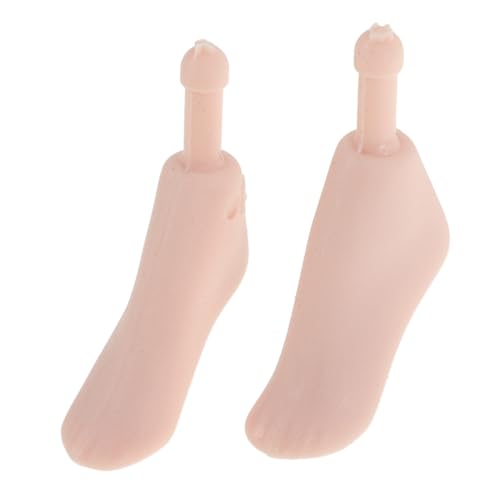 LALADEFIEE 1 Paar Realistische Puppenfüße 1:6 Flexible Miniaturfüße Puppenfußzubehör für Kugelgelenkpuppen Benutzerfreundliche Installation Zubehör für Puppen und Spielzeug LALADEFIEE 1 Paar Realistische Puppenfüße 1:6 Flexible Miniaturfüße Puppenfußzubehör für Kugelgelenkpuppen Benutzerfreundliche Installation Zubehör für Puppen und Spielzeug von LALADEFIEE