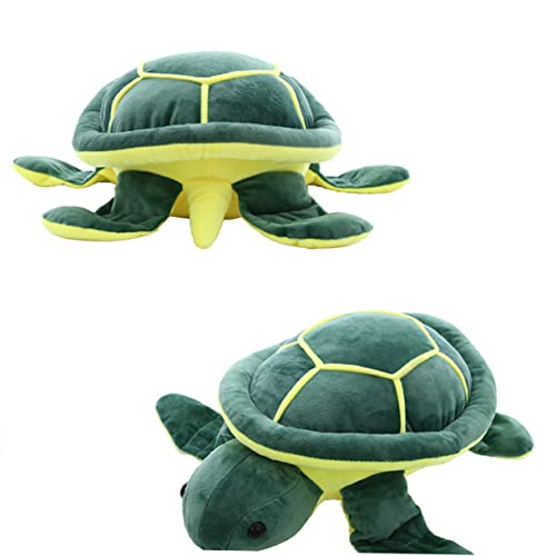 LALADEFIEE 1Pc üsch Stofftier Schildkröte Weiches Cartoon Spielzeug Aus Baumwolle Grün Ideal Kuscheltier Oder Dekoration Für Kinderzimmer von LALADEFIEE