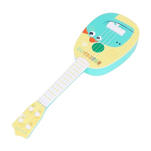 LALADEFIEE 1Stk Akustikgitarre im Vintage-Stil Kinder Gitarre Spielzeug -Saiten Gitarre für Kinder Musikspielzeug Minigitarre frühes musikalisches Lernspielzeug simulierte Gitarre Yellow von LALADEFIEE