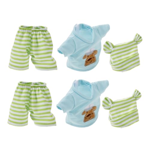 LALADEFIEE 2 Satz Puppenkleidung mit Hemd Hose Mütze Winter Outfits für Spielpuppen Rollenspiel Zubehör für Puppenhaus LALADEFIEE 2 Satz Puppenkleidung mit Hemd Hose Mütze Winter Outfits für Spielpuppen Rollenspiel Zubehör für Puppenhaus von LALADEFIEE