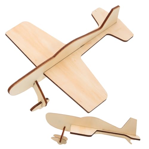 LALADEFIEE 2 Stück Teiliges Holzflugzeug Puzzle DIY Bausatz für Holzpuzzle Lernspielzeug Hand Auge koordination Pädagogisches Montage für Jungen und Mädchen LALADEFIEE 2 Stück Teiliges Holzflugzeug Puzzle DIY Bausatz für Holzpuzzle Lernspielzeug Hand Auge koordination Pädagogisches Montage für Jungen und Mädchen von LALADEFIEE