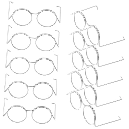 LALADEFIEE 20 Stück Teiliges Mini Brillenset für Puppen Stabile Metallfassung Silberfarbene Miniaturbrillen Puppenzubehör und DIY Deko für Puppenhaus Kreative Accessoires für Puppenliebhaber LALADEFIEE 20 Stück Teiliges Mini Brillenset für Puppen Stabile Metallfassung Silberfarbene Miniaturbrillen Puppenzubehör und DIY Deko für Puppenhaus Kreative Accessoires für Puppenliebhaber von LALADEFIEE