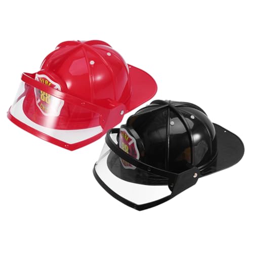 LALADEFIEE 2st Feuerhut Jungenhut Partygeschenke Für Feuerwehrleute Feuerwehrmann-cosplay-hüte Feuerwehrmannhut Feuerwehrmann-gastgeschenke Feuerwehrhelm Rollenspiel-feuerwehrmützen Abs von LALADEFIEE