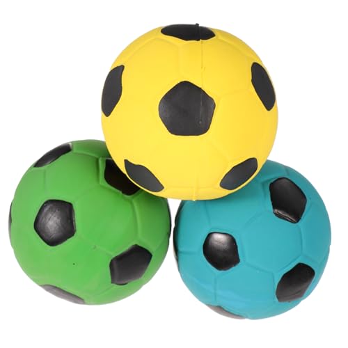 LALADEFIEE 3er Set Sound Fußball Interaktive Bouncy Balls Und 7cm Größe Perfekt Für Und Erwachsene Spaß Für Drinnen Und Draußen von LALADEFIEE