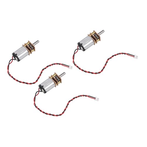 LALADEFIEE 3 Stück N20 Mikromotor Mit Metallgetriebe Und Drehzahlreduzierung DC 3V 6V Ideal Für RC Modelle Und Spielzeuge Langsame Drehzahl Für Präzise Anwendungen von LALADEFIEE