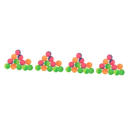 LALADEFIEE 48 Stk Hüpfender Ball Neon Hüpfende Bälle Dekorativer Hüpfball Outdoor-spielzeug Für Kinder Pitbälle Hüpfbälle Masse Neuheiten Springende Bälle Farbige Hüpfbälle Colorful Gummi von LALADEFIEE