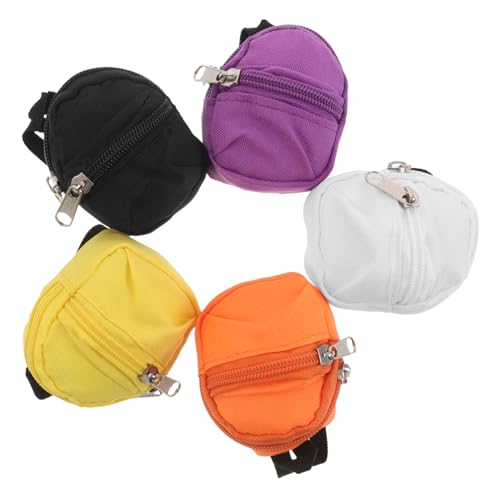 LALADEFIEE 5 Stück Mini Rucksack Schlüsselanhänger mit Funktionalem Reißverschluss Kleine Geldbörse und Münzbeutel Robuste Vielseitige Taschenanhänger für Erwachsene Modische Mini Coin Purse LALADEFIEE 5 Stück Mini Rucksack Schlüsselanhänger mit Funktionalem Reißverschluss Kleine Geldbörse und Münzbeutel Robuste Vielseitige Taschenanhänger für Erwachsene Modische Mini Coin Purse von LALADEFIEE